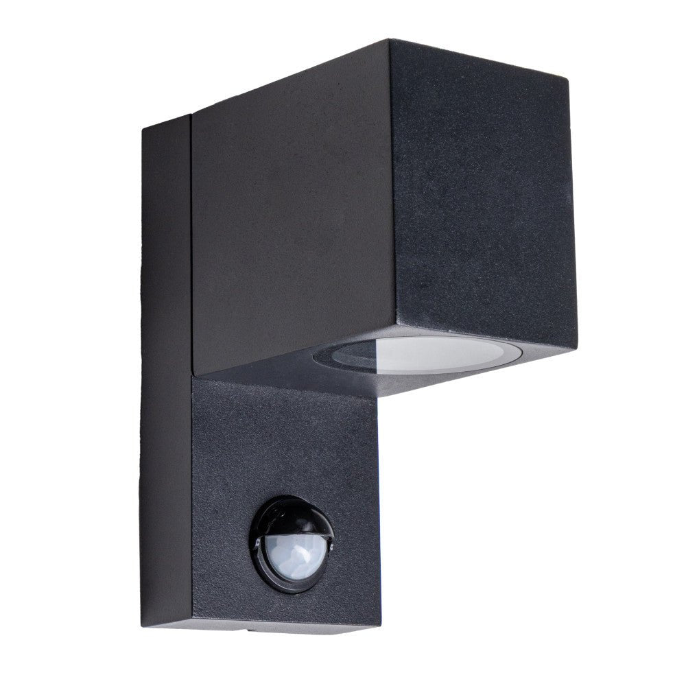 NØRD Down Sensor - Aluminium - 1xGU10 - Zwart - IP44 - LED.nl