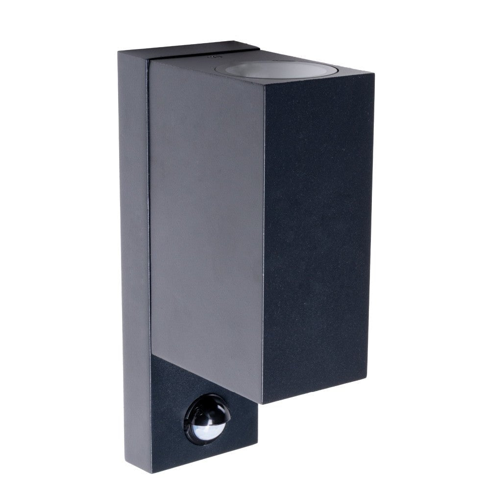 NØRD Up&Down Sensor - Aluminum - Wandarmatuur - 2xGU10 - Zwart - LED.nl