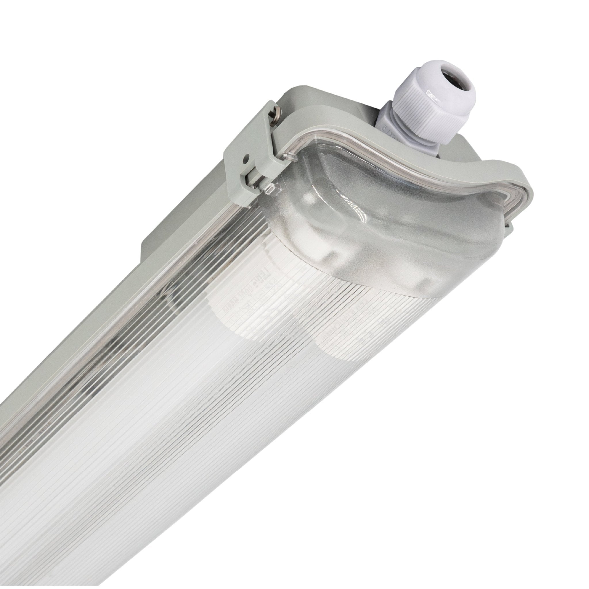 Proventa LED TL dubbel armatuur met 2 lampen 120 cm - Koud wit licht 6500 K - Waterdicht - Complete set - LED.nl
