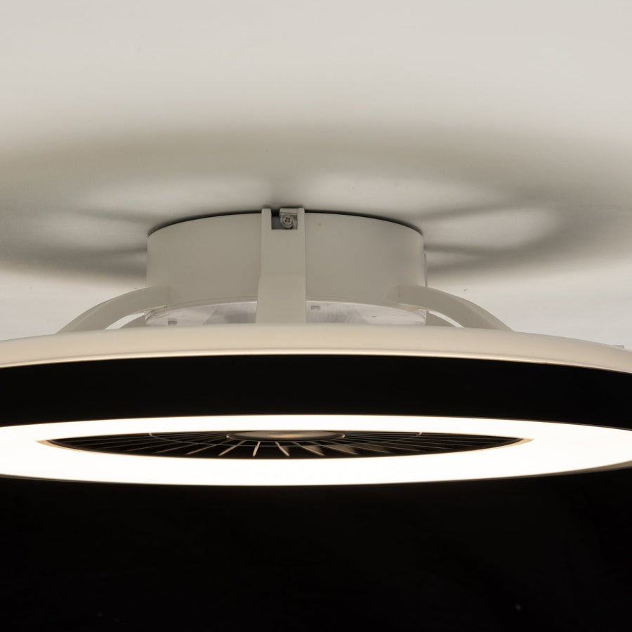 Proventa Premium Ceiling Fan with Lamp 60 cm - Summer and Winter Mode with Remote Control - Black - LED.nl