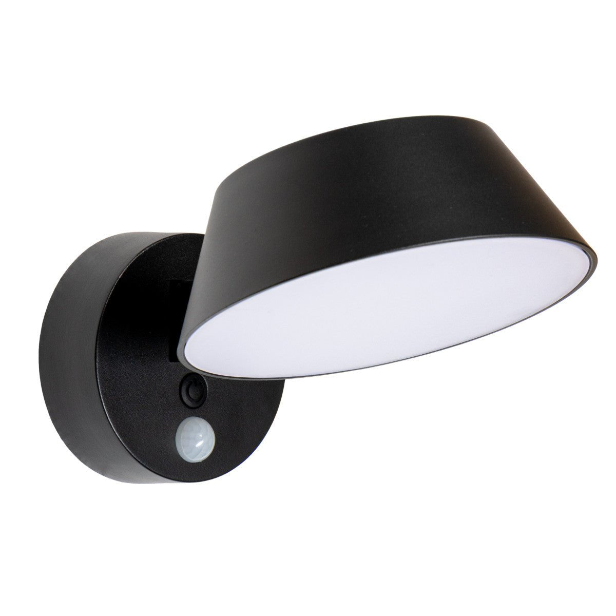 Solar Wandlamp Buitenlamp met Bewegingssensor - 350lm - 4000K - Zwart - IP54 - Sensor - LED.nl
