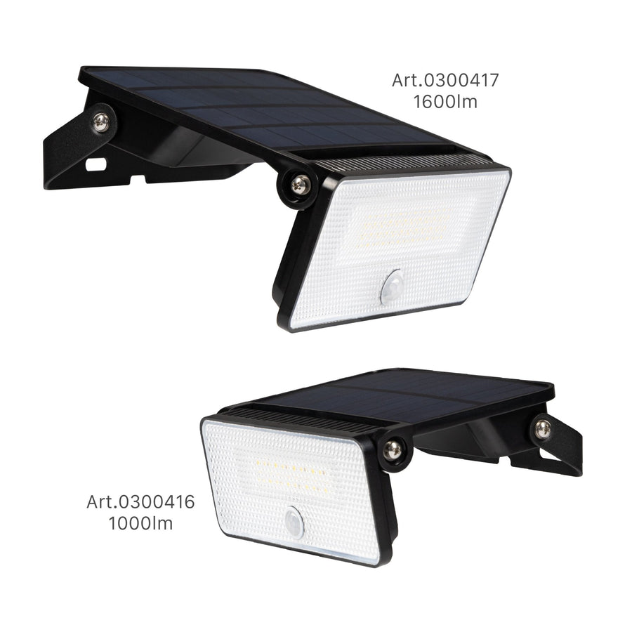 SolarEssence LED Buitenlamp met Bewegingssensor - Wandbevestiging - 1000 Lumen - IP54 Waterdicht Buitenlampen LED.nl