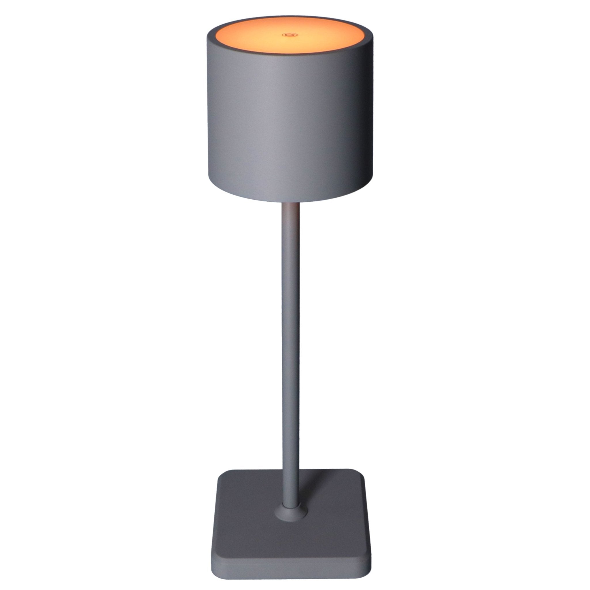 TouchDim Oplaadbare LED Tafellamp - Dimbaar via aanraking - Binnen en buiten - Grijs (kopie) - LED.nl