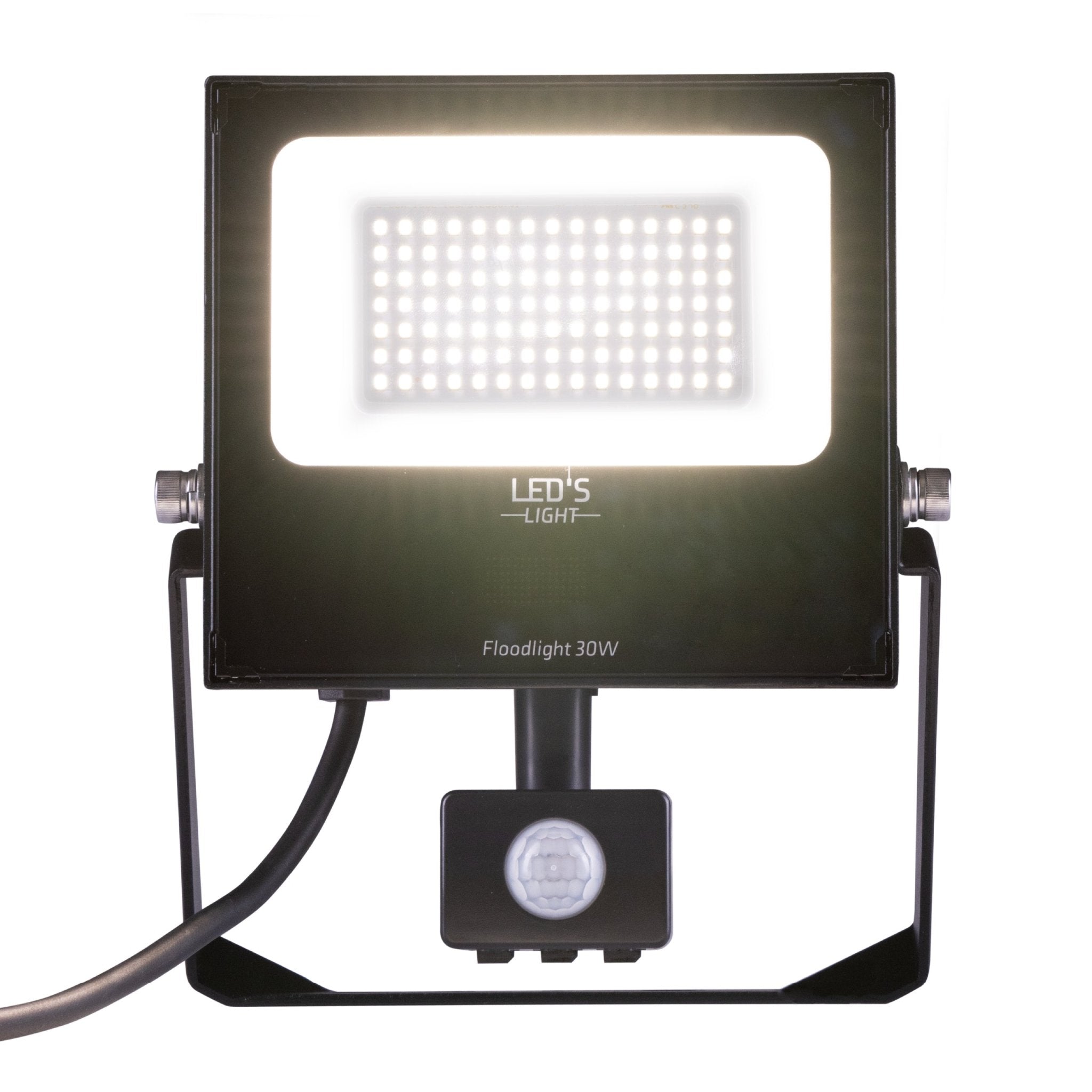 UltraFlood LED Schijnwerper 30W met Bewegingssensor en Daglichtsensor - Kantelbaar - 4800 Lumen - IP65 - LED.nl
