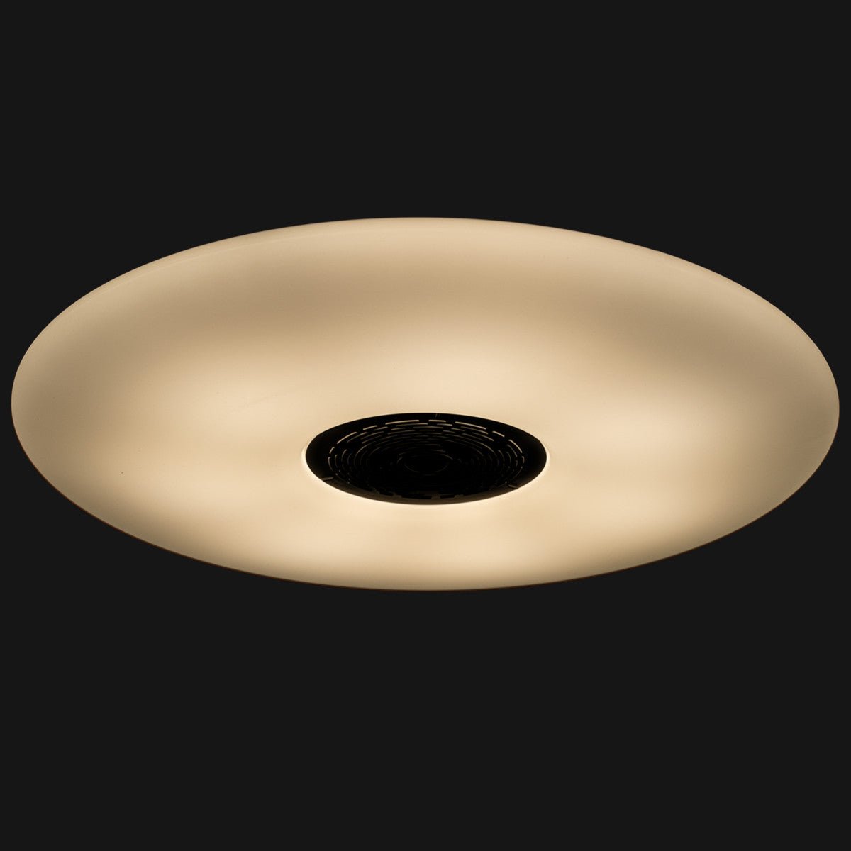 VoiceControl LED Plafondlamp 50 cm met Google Nest & Amazon Echo Dot houder - Bedienbaar met App - LED.nl
