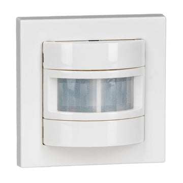 Wandschakelaar met Bewegingssensor - 55 x 55 mm inbouw - Compatibel met LED - Wit LED.nl