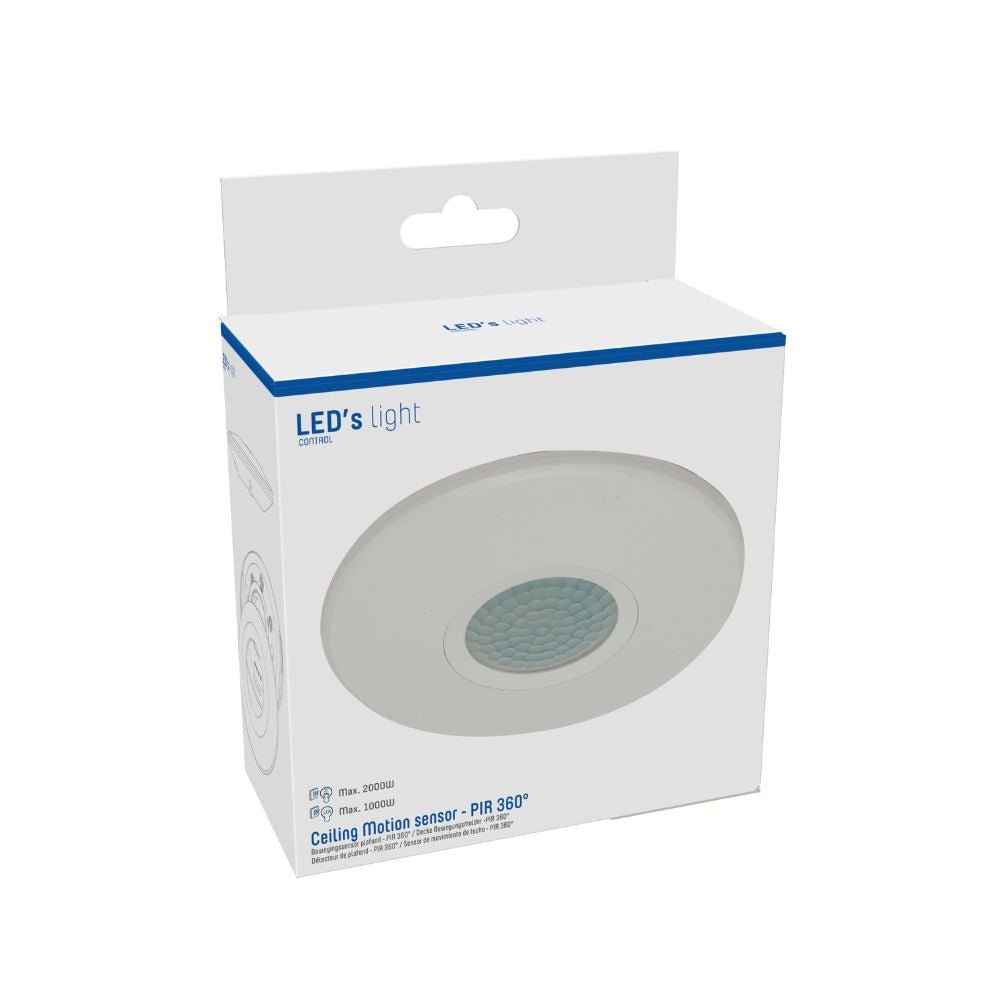 2in1 bewegingsmelder plafond - Bewegingssensor & Daglichtsensor - 6 meter bereik - LED.nl