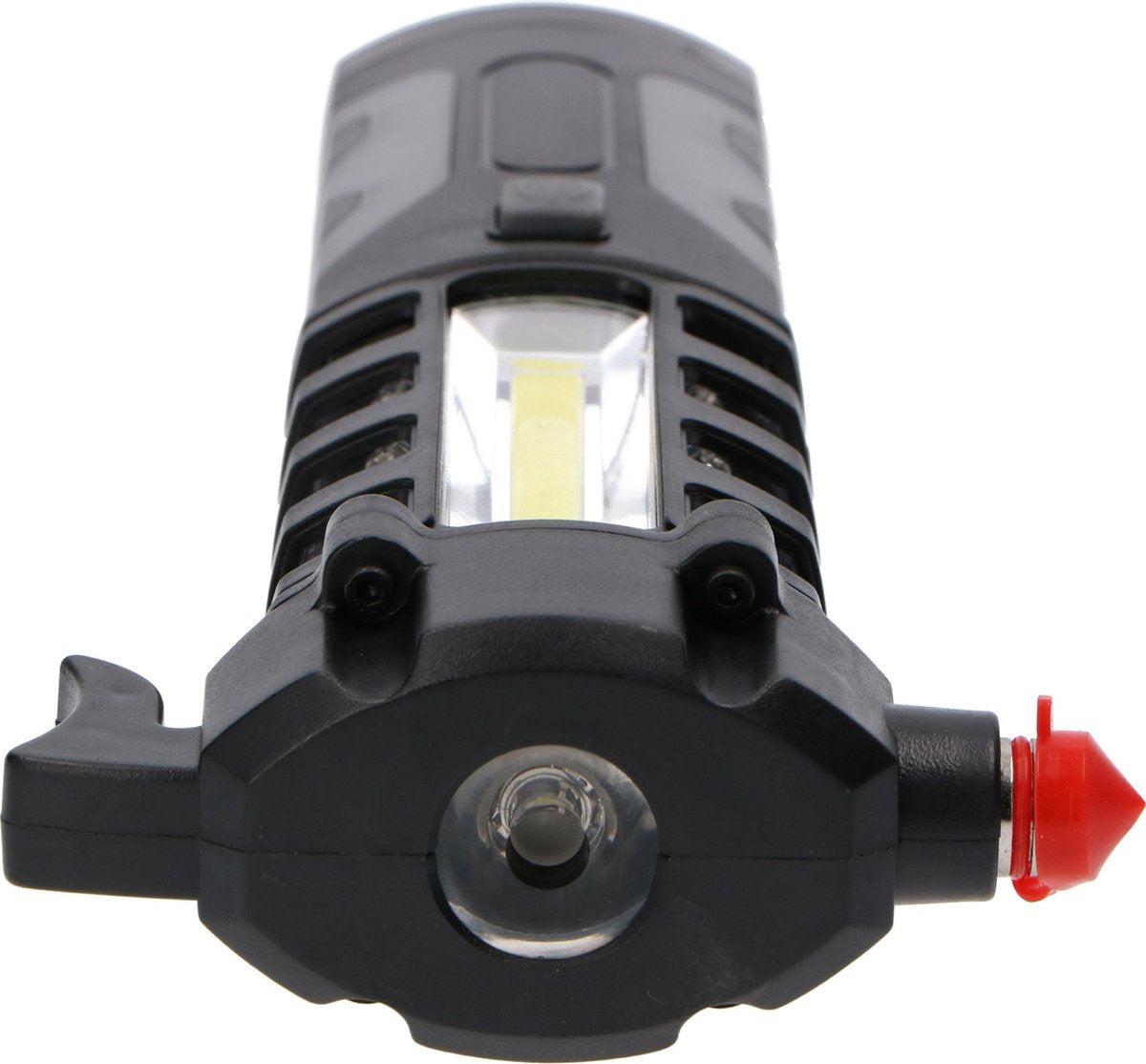 3in1 Noodverlichting voor auto - Gordelsnijder + Veiligheidshamer + Noodverlichting - LED.nl