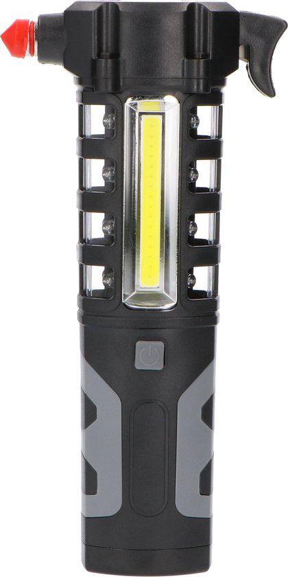 3in1 Noodverlichting voor auto - Gordelsnijder + Veiligheidshamer + Noodverlichting - LED.nl