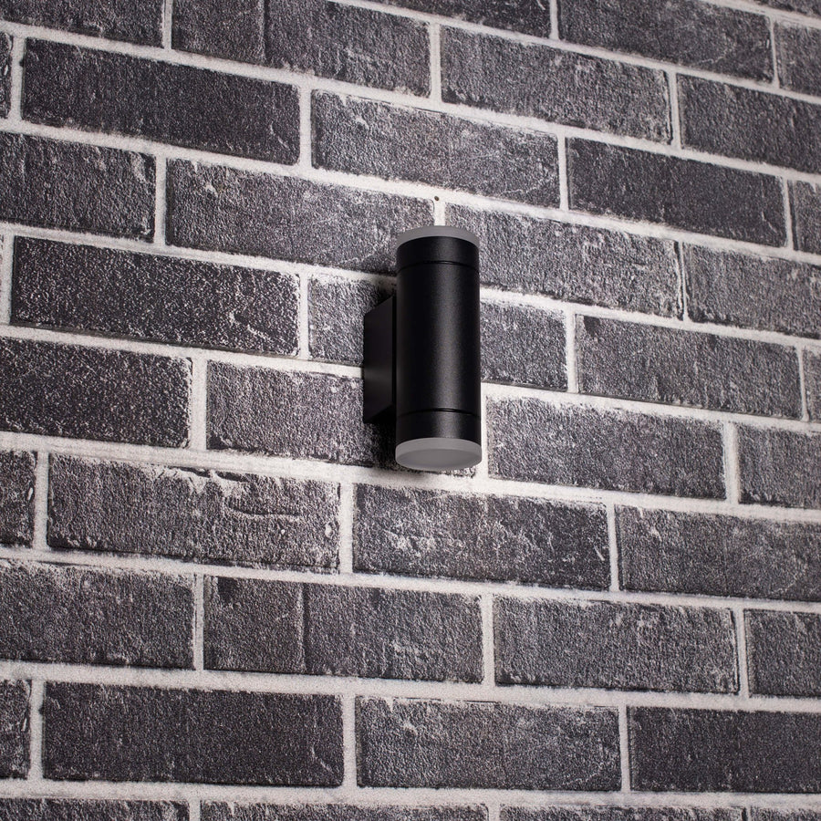 2 pack LED's Light AllWeather dubbele buitenlamp - Schijnt naar boven & beneden - IP44 - Antraciet Buitenlampen LED.nl