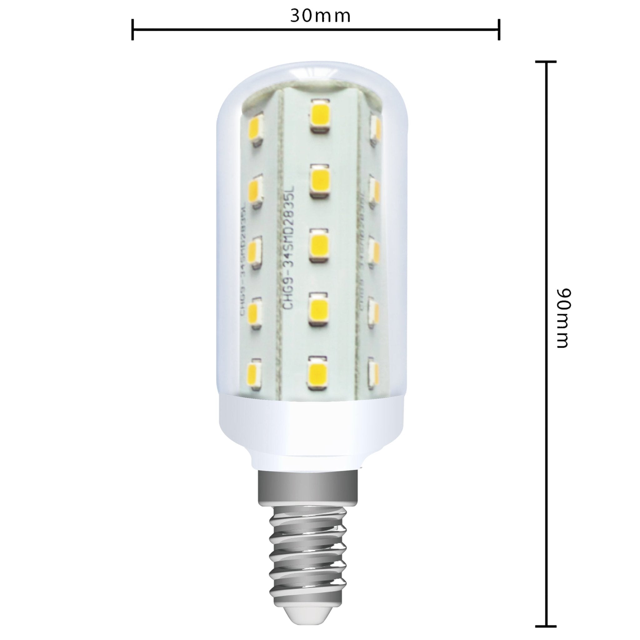 ColorPro LED Lamp E14 - T30 Buis - Kleurweergave index 97 - Warm wit - 4W (35W) Buislampen LED.nl