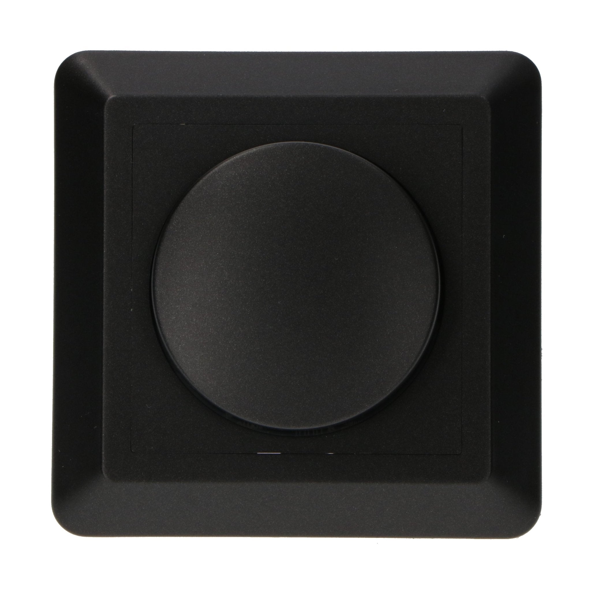 Complete dimmerknop met frame - zwart - Past in frames van GIRA, JUNG, Busch-Jaeger - LED.nl