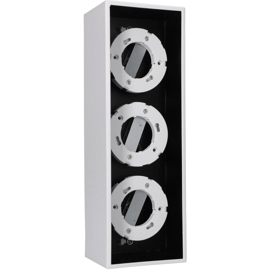 LED's Light Cube LED Plafondlamp - 3 lichtpunten - Draaibaar licht - Staal - 30 x 8 cm - Wit Plafondlampen LED.nl