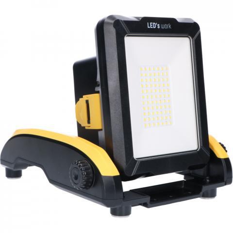 LED's Work 18V Draadloze LED Werklamp 2900 - Werkt op accu van Makita, Bosch, Dewalt, Milwaukee, Metabo – IP54 Bouwlampen LED.nl
