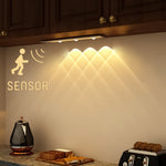 LED's Light EasyFix Kastverlichting onderbouwverlichting met Bewegingssensor - RGB functie - 3 lichtpunten - Draadloos en oplaadbaar - 35 cm Kastverlichting LED.nl