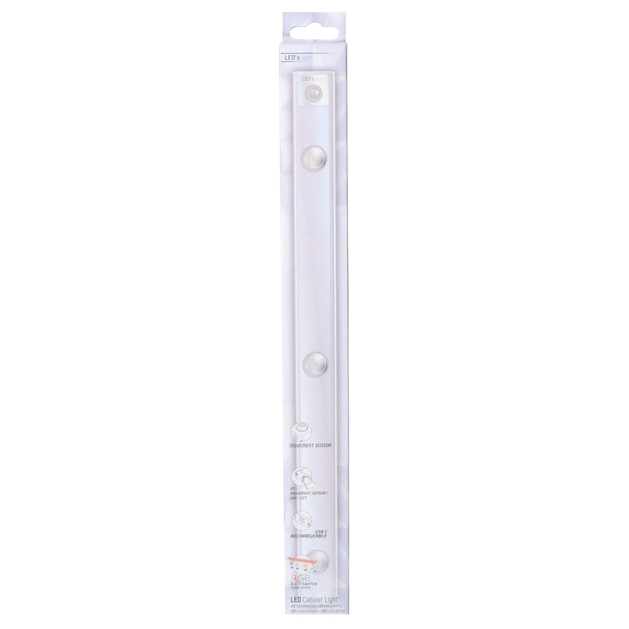 LED's Light EasyFix Cabinet Lighting with Motion Sensor - RGB function - 3 light points - Wireless and rechargeable - 35 cm - LED.nl