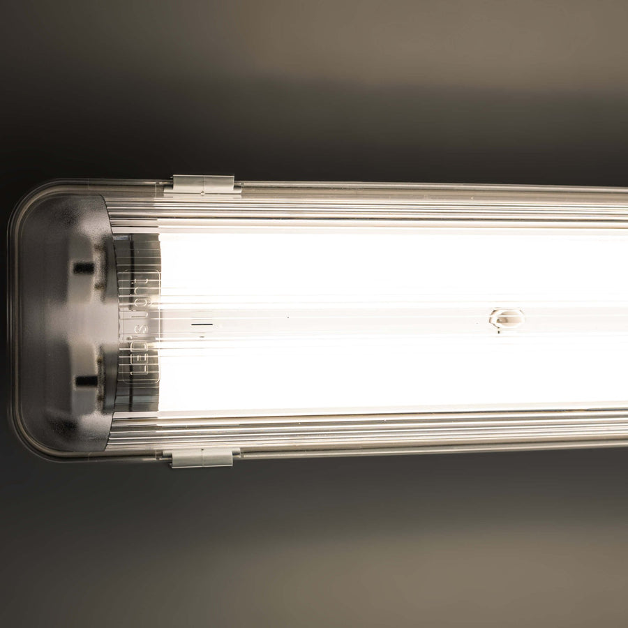 LED's Light Dubbele LED TL lamp 60 cm - compleet met LED buizen - Binnen en buiten - 2200 lm - 2x6W - 4000K - 185lm/w - Energielabel B TL verlichting LED.nl