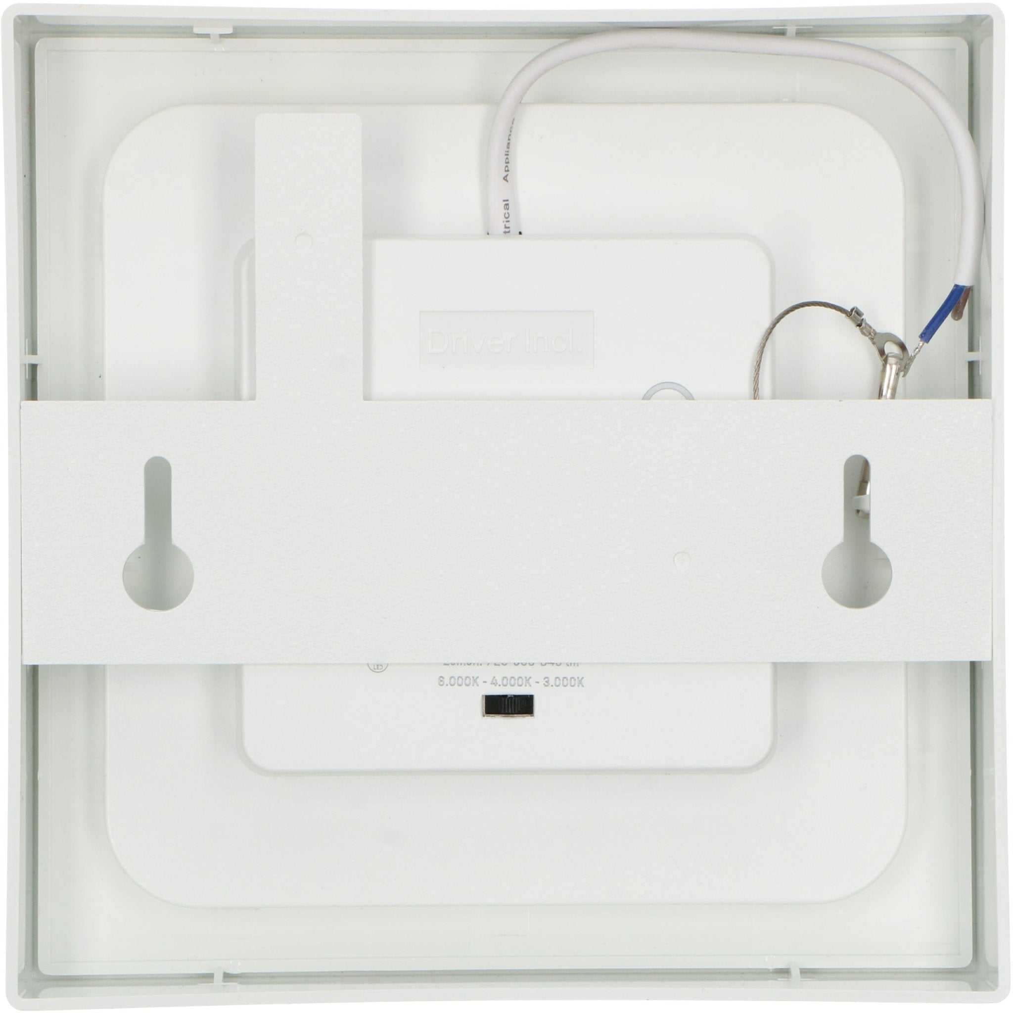 LED's Light LED Inbouwspot vierkant 15 cm - Dimbaar - Inbouw en opbouw - 1200 lm Plafondlampen LED.nl