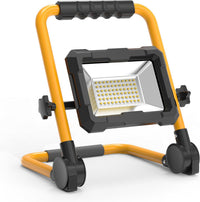 LED's Work Construction Lamp 5500 - Foldable &amp; Tiltable - 3 meter cord - IP65 - 30W - LED.nl
