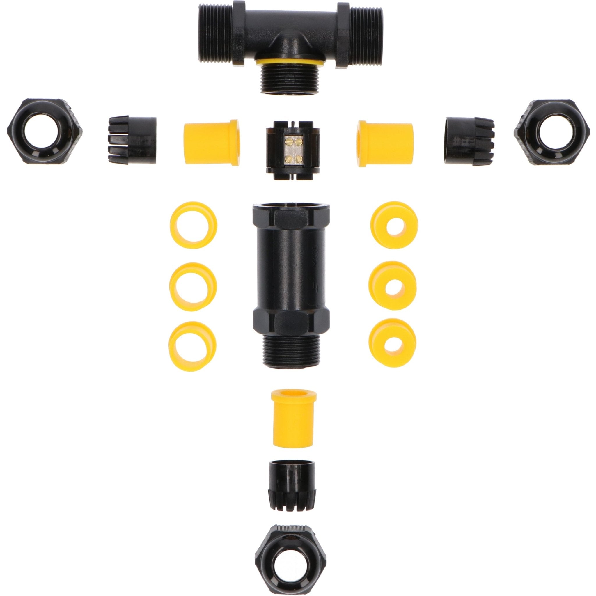 LED's Light Pro Kabelverbinder T-connector - IP68 waterdicht - Voor 3 kabels van 4 tot 14 mm Kabelverbinders LED.nl