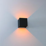 Kubus LED Wandlamp buiten - 2 lichts - Dimbaar warm wit licht - IP65 Waterdicht - Wit - LED.nl
