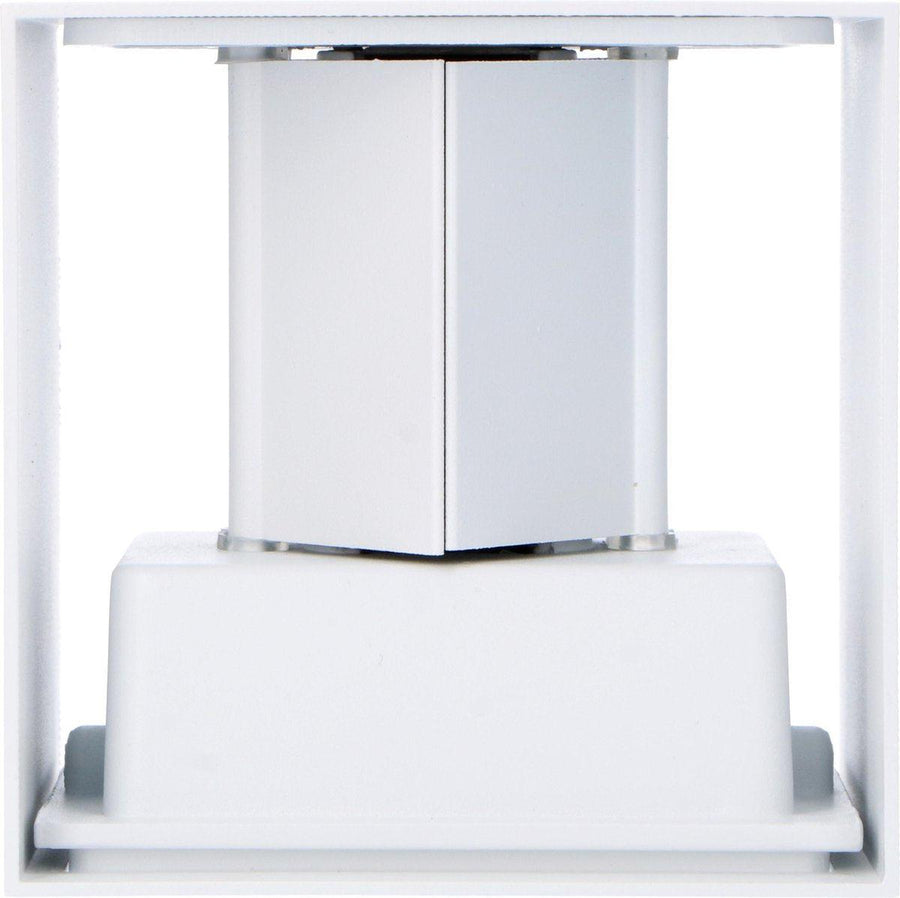 LED's Light Kubus LED Wandlamp voor buiten - Omhoog&Omlaag licht - IP65 - Wit Wandlampen LED.nl