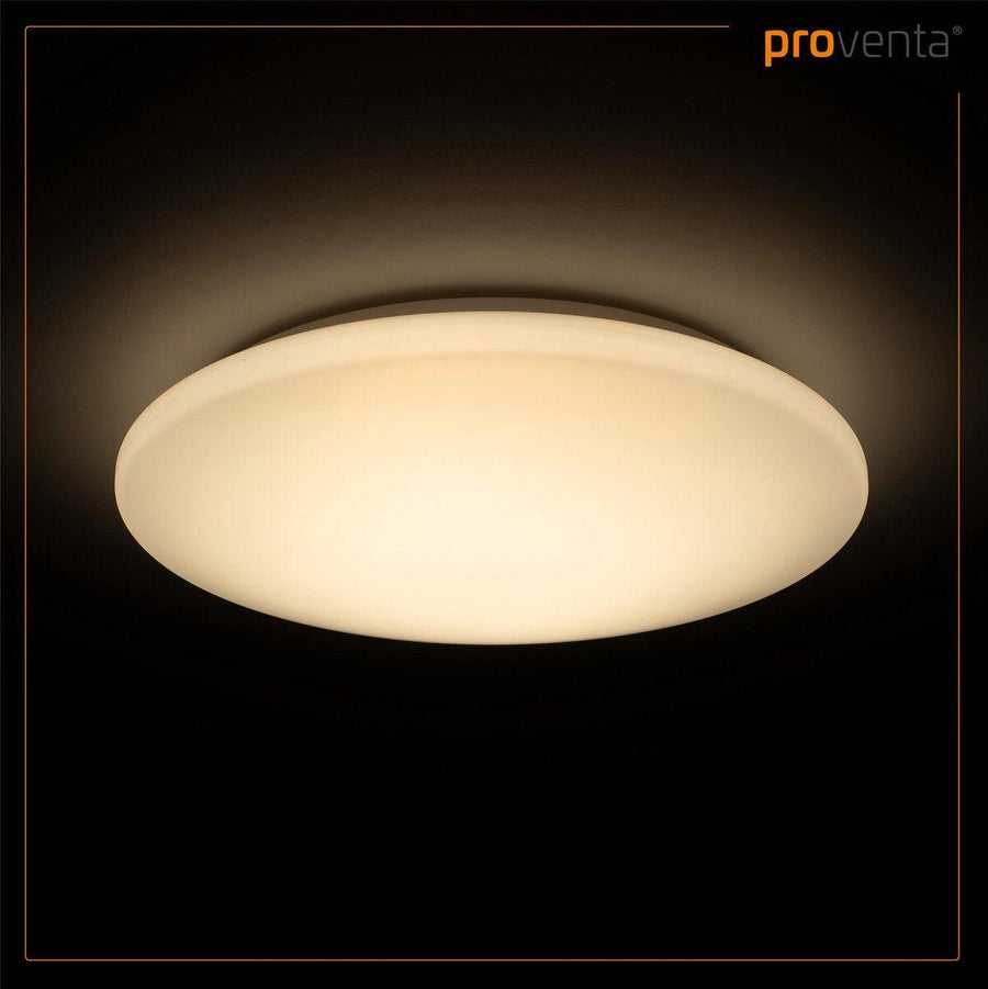 LED's Light Universele Plafondlamp 1600 - Geschikt voor badkamer IP44 - Warm wit (3000K) - 37 cm Plafondlampen LED.nl