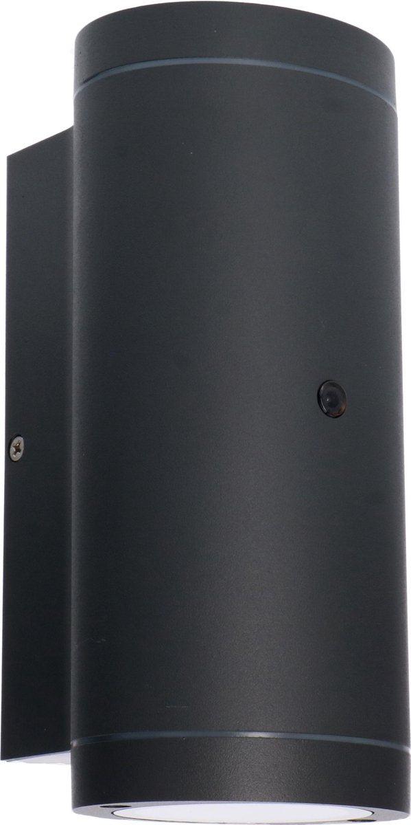 LED's Light Up &amp; Down LED Outdoor Lamp with sensor - IP44 waterproof - GU10 fitting - Model Venezia - LED.nl