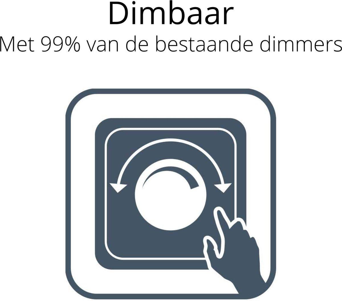 LED Hanglamp V linear - Dimbaar warm wit licht - In hoogte verstelbaar - Zilver - LED.nl
