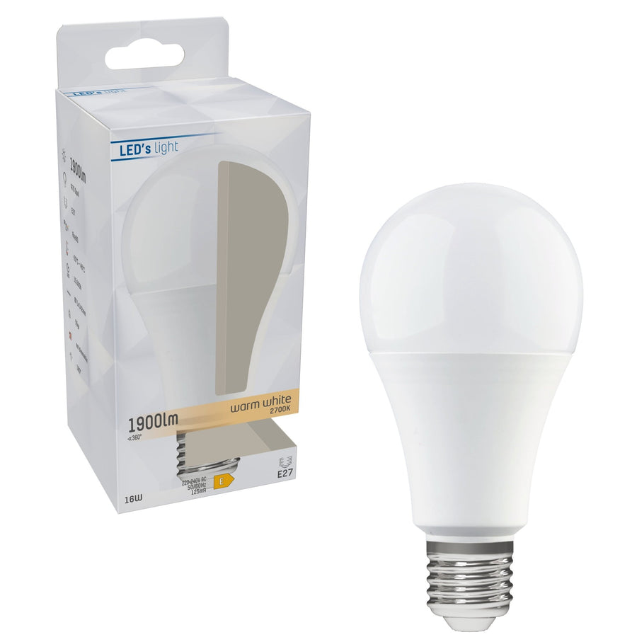 LED Lampen E27 - 1900 lm - Warmweißes Licht - 3-flammig - LED.de