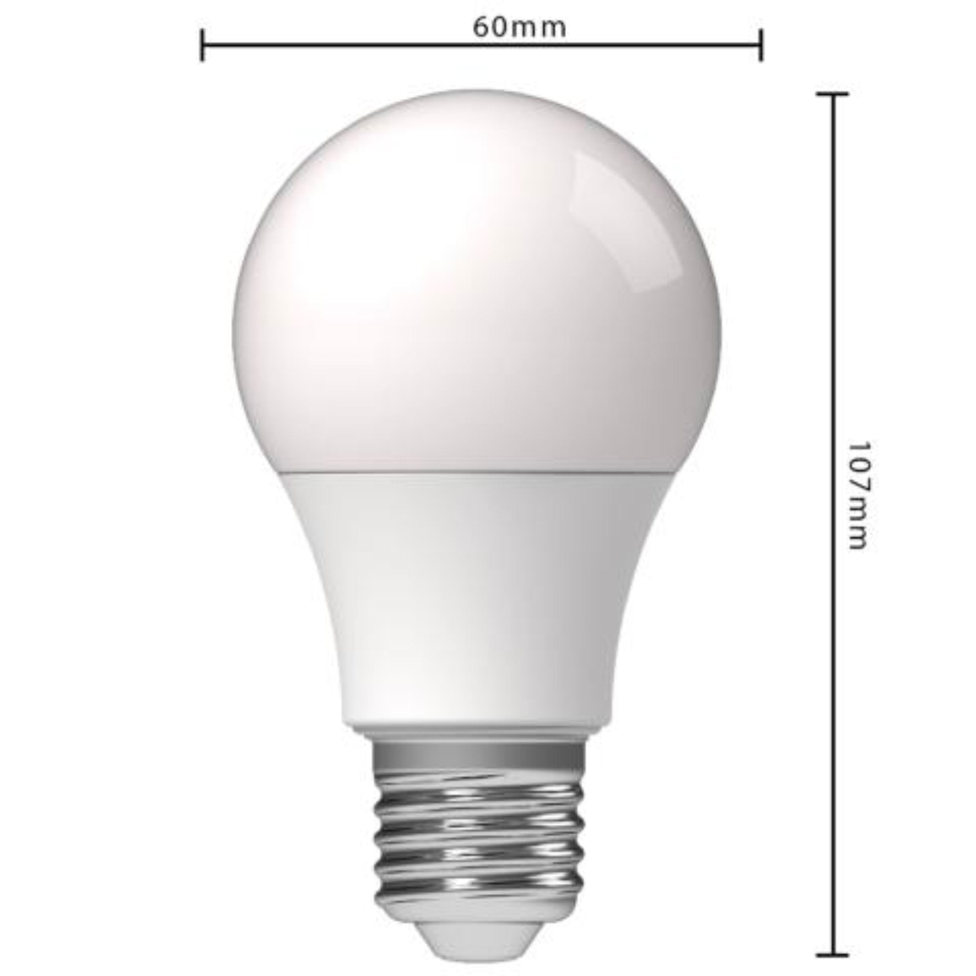 LED Lampen E27 - Mat - Warm wit - 8W vervangt 60W - 3 lampen - LED.nl