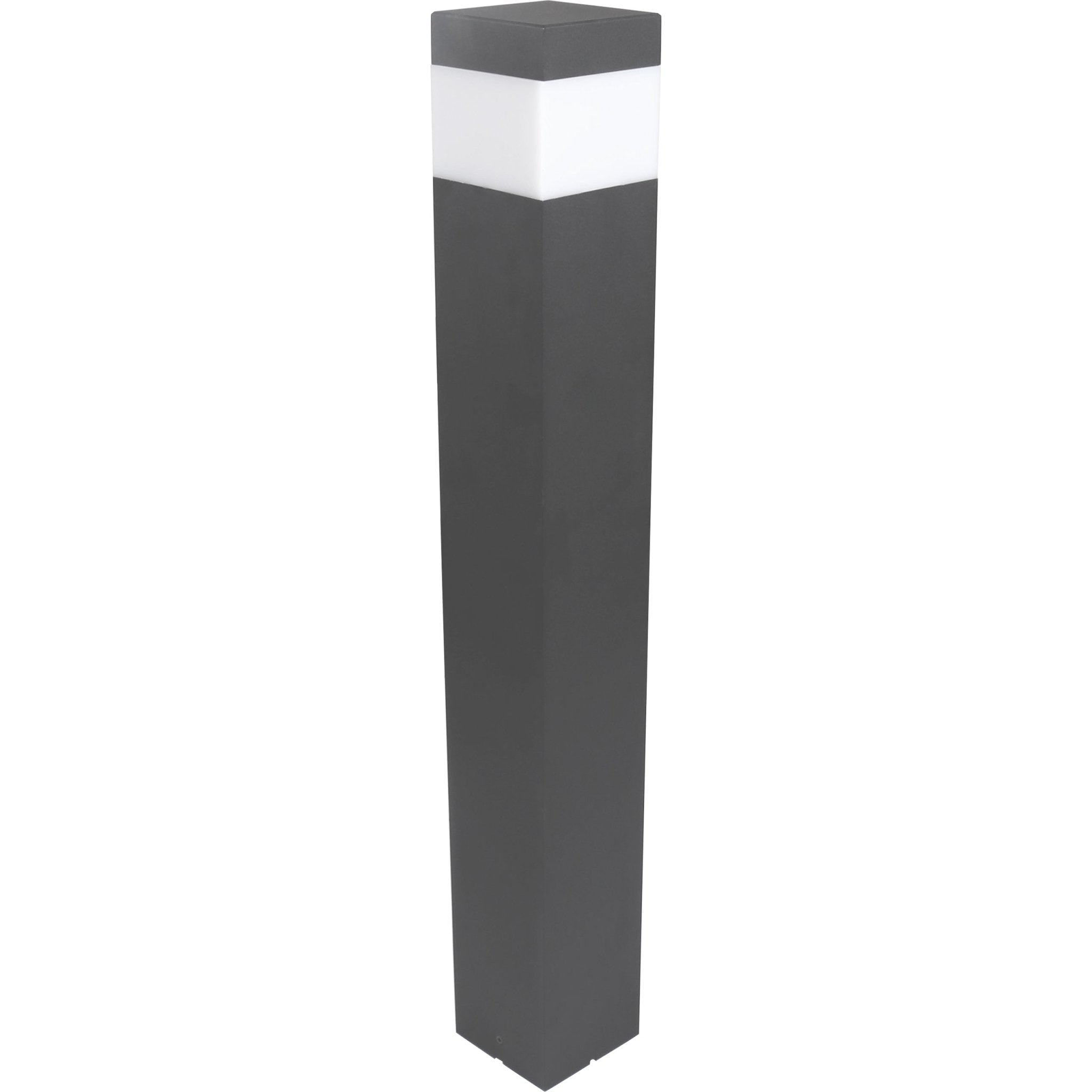 LED Lantaarnpaal Mat met E27 fitting - IP44 - Sora - 76 cm - Grijs - LED.nl