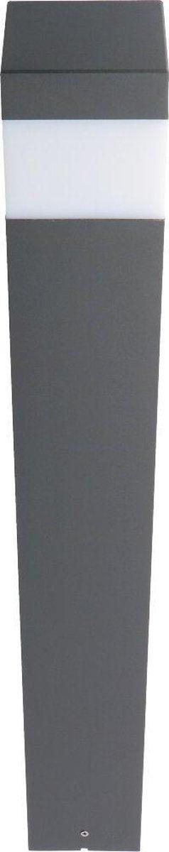 LED Lantaarnpaal Mat met E27 fitting - IP44 - Sora - 76 cm - Grijs - LED.nl