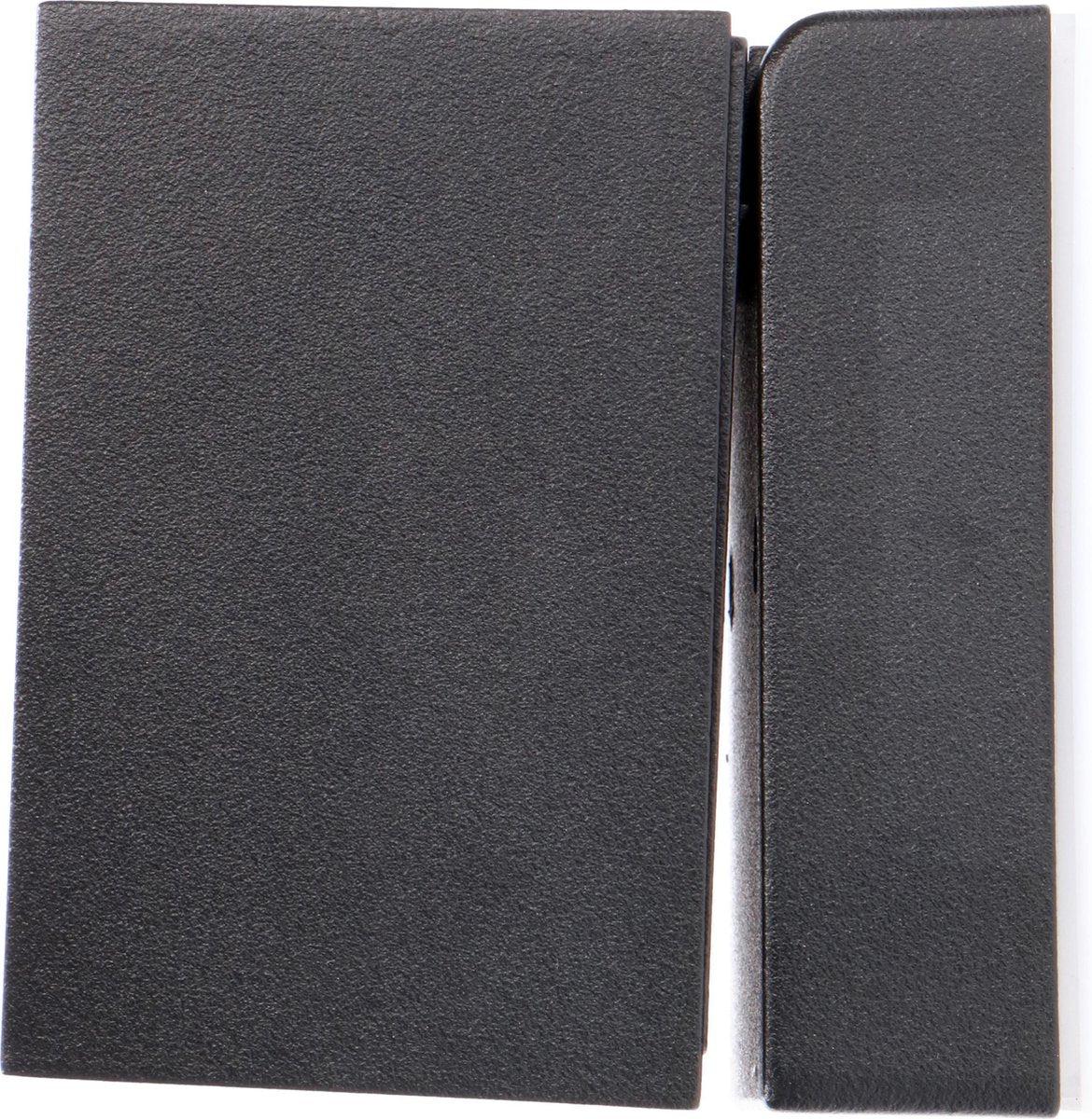 3 pack - LED's Light Kantelbare LED Buitenlamp - GU10 fitting - IP44 - Zwart - Model Lucca Spotjes LED.nl