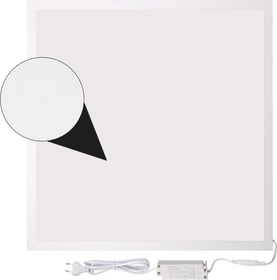 LED-Panel 60 x 60 cm – Abgehängte Deckenbeleuchtung – warmweißes Licht – 3450 lm - LED.de