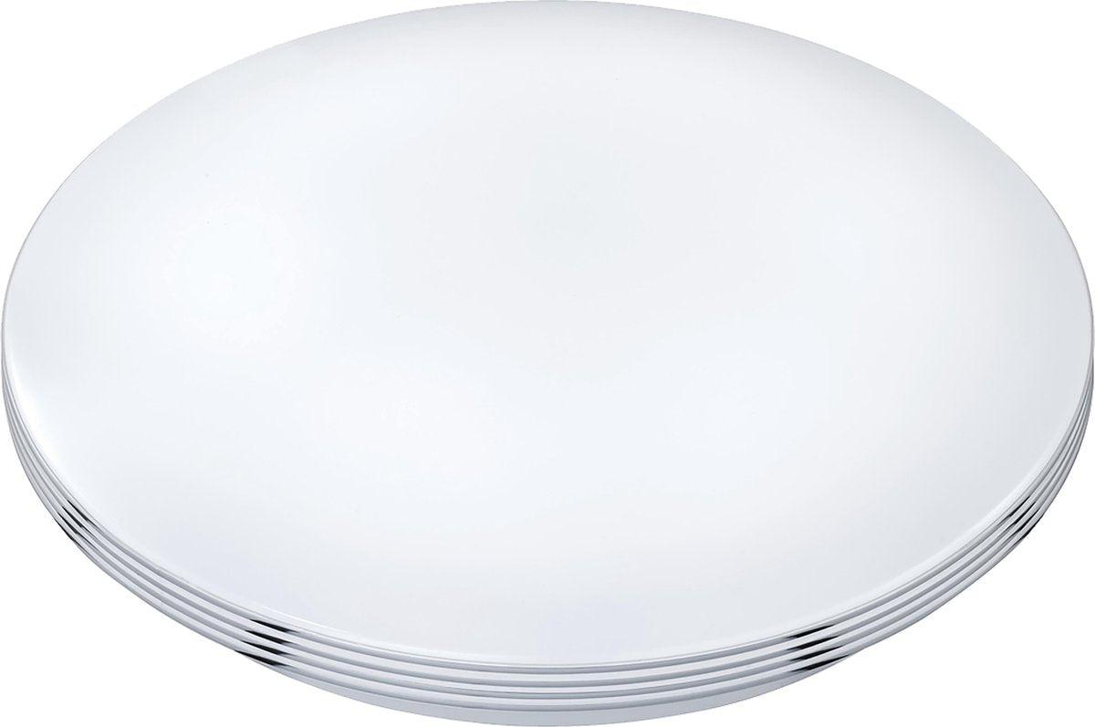 LED Plafondlamp rond 35 cm met ringen - Universeel - Spatwaterdicht - Warm wit licht Plafondlampen LED.nl