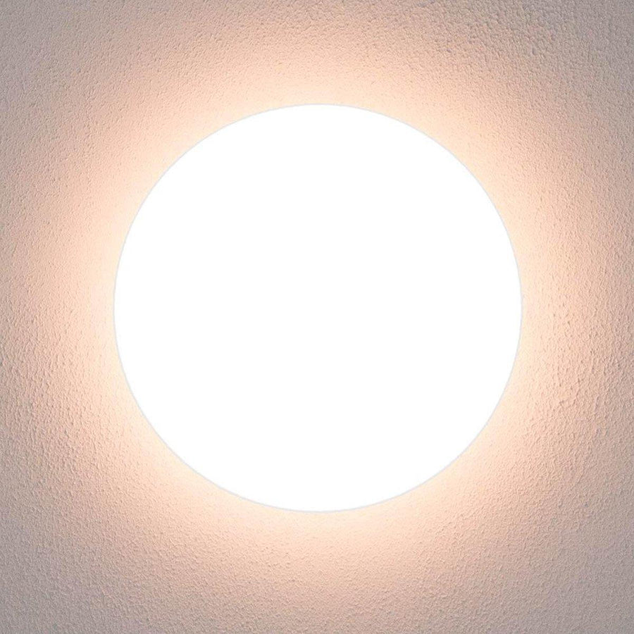 LED Plafondlamp rond 35 cm met ringen - Universeel - Spatwaterdicht - Warm wit licht Plafondlampen LED.nl