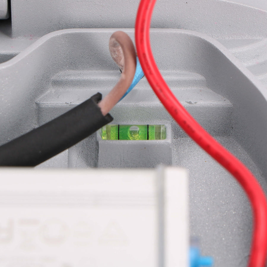 LED-Straßenlaternenpfahl 60 W – wasserdicht und schlagfest – IP66 – Grau - LED.de