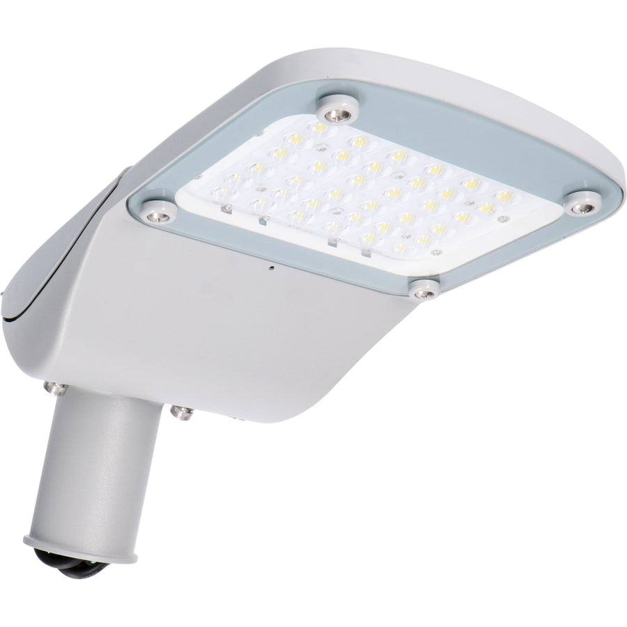LED-Straßenlaternenpfahl 60 W – wasserdicht und schlagfest – IP66 – Grau - LED.de
