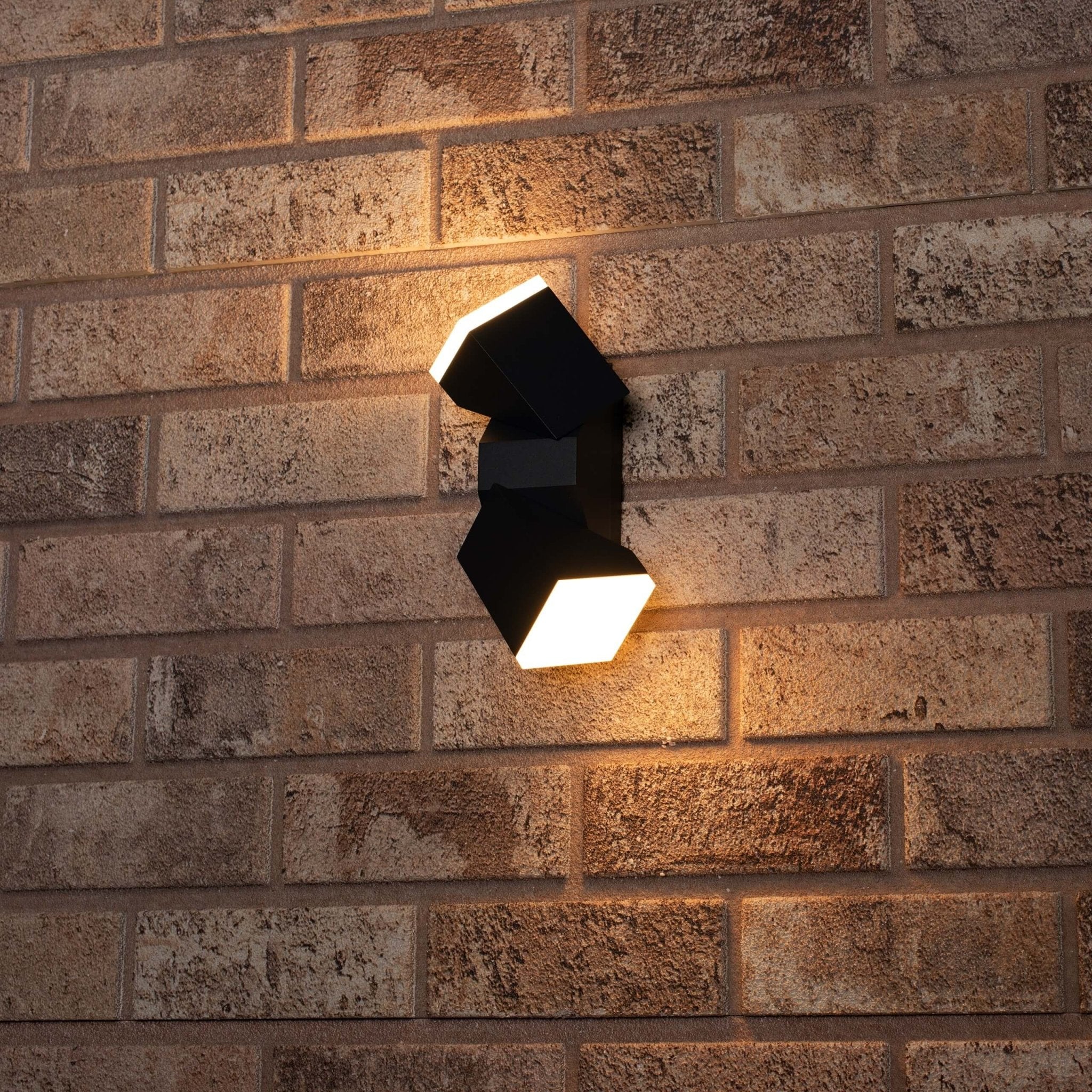 LED Wandlamp buiten - 2 lichts - Draaibaar - Warm wit licht - IP54 - Terni - Antraciet - LED.nl