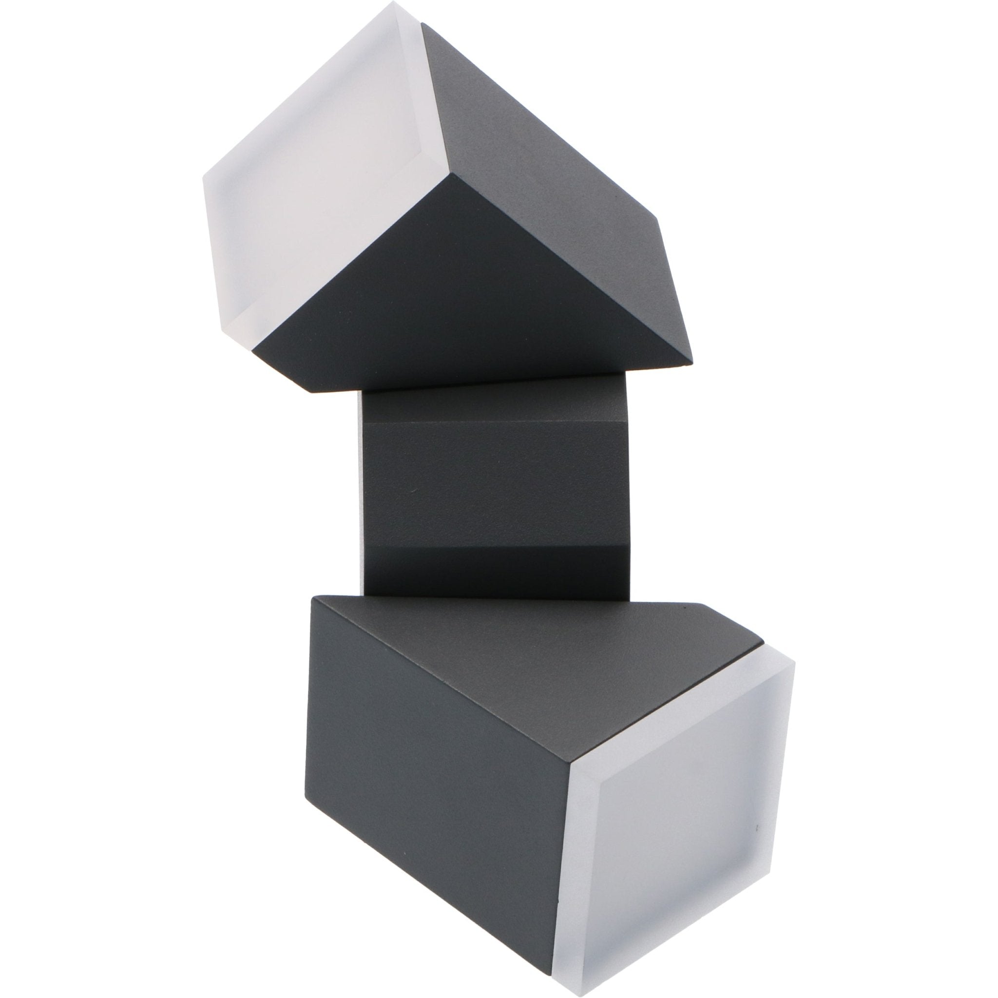 LED Wandlamp buiten - 2 lichts - Draaibaar - Warm wit licht - IP54 - Terni - Antraciet - LED.nl