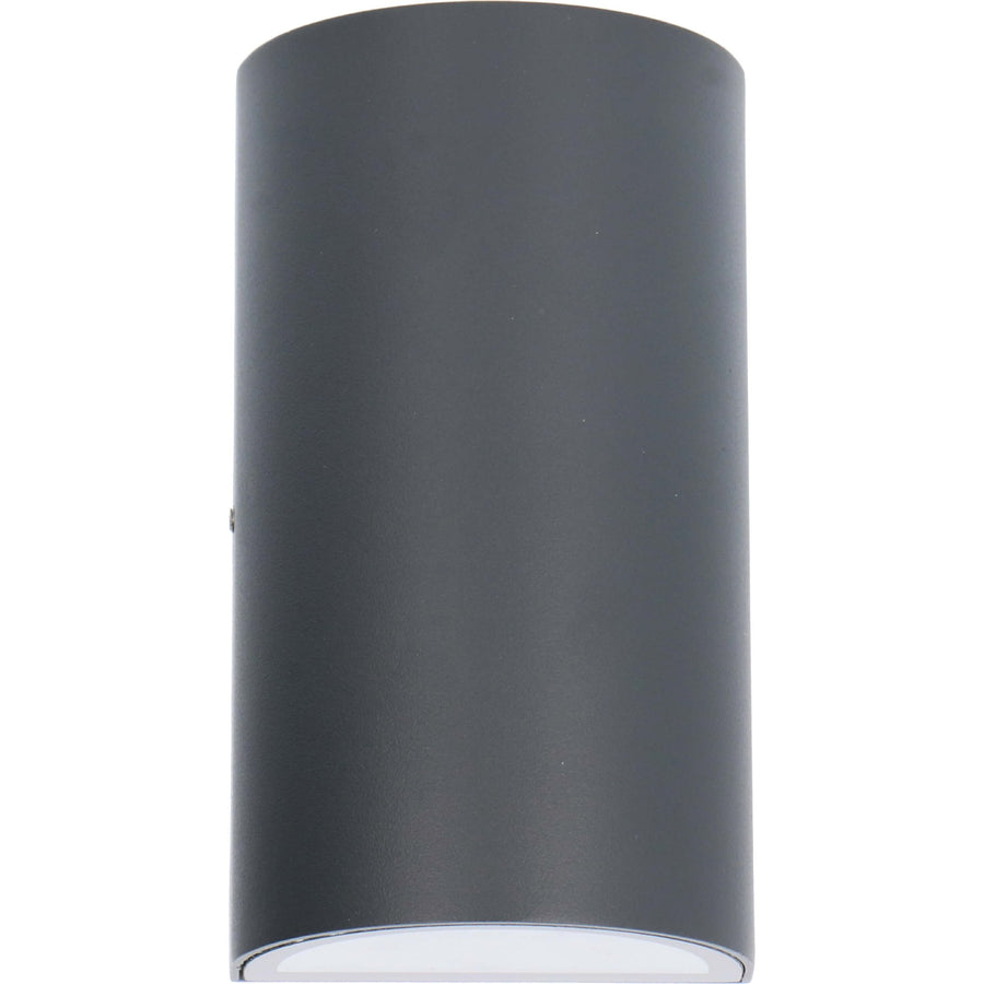 3 pack LED's Light LED Muurlamp Buiten - Halve cilinder met 2 lichtpunten - Model Siena - IP44 - Antraciet Wandlampen LED.nl