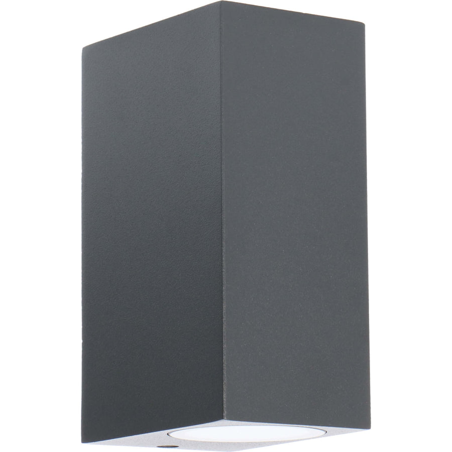 LED's Light LED Outdoor lamp with GU10 fitting - Rectangle - IP44 - Anthracite - Model Milan - LED.nl