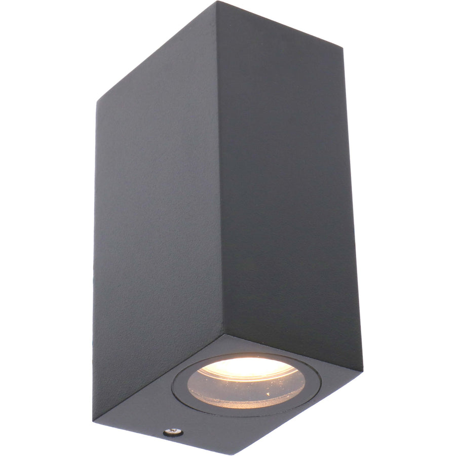 LED's Light LED Outdoor lamp with GU10 fitting - Rectangle - IP44 - Anthracite - Model Milan - LED.nl
