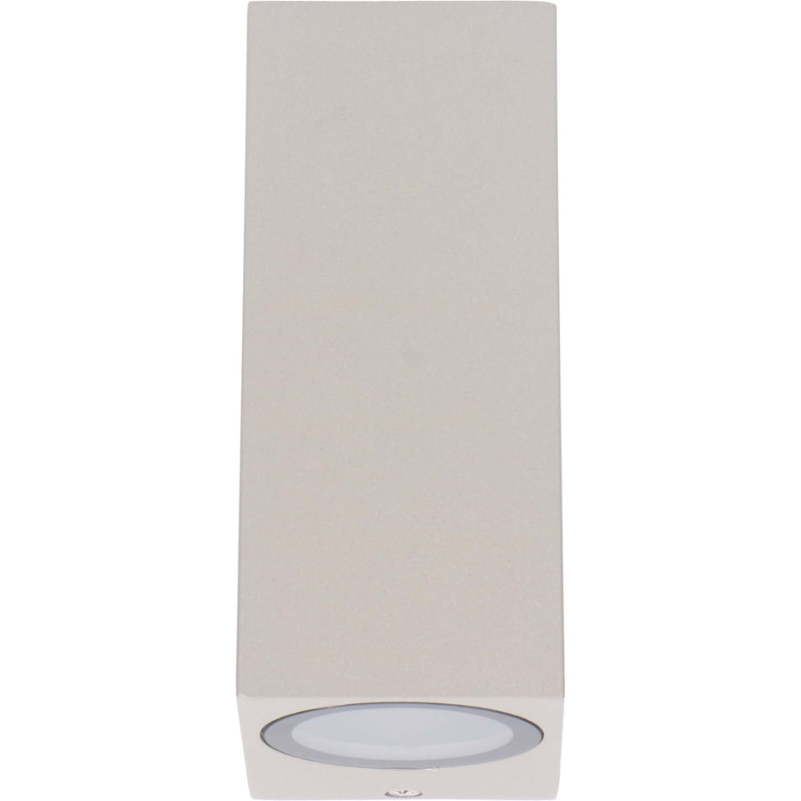 LED's Light LED Outdoor Lamp with GU10 Fitting - Rectangle - IP44 - Gray - Model Milan - LED.nl