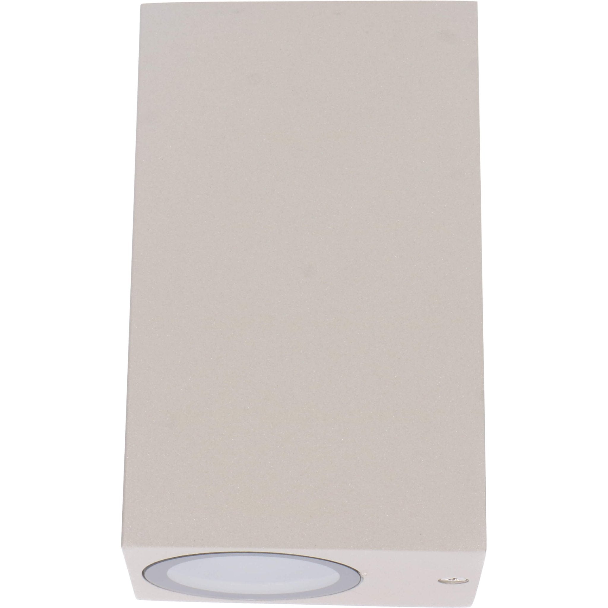 LED Wandlamp buiten met GU10 fitting - Milaan - Rechthoek - IP44 - Grijs - LED.nl