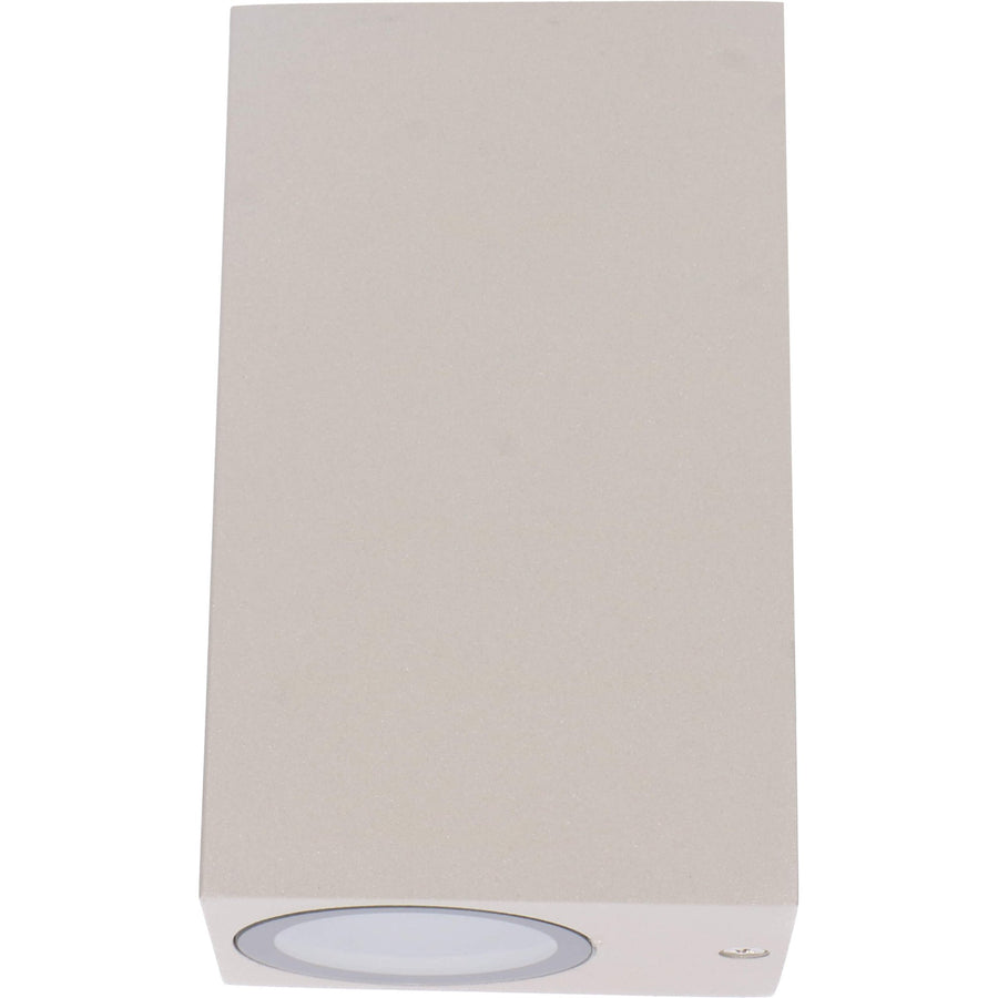 LED's Light LED Outdoor Lamp with GU10 Fitting - Rectangle - IP44 - Gray - Model Milan - LED.nl