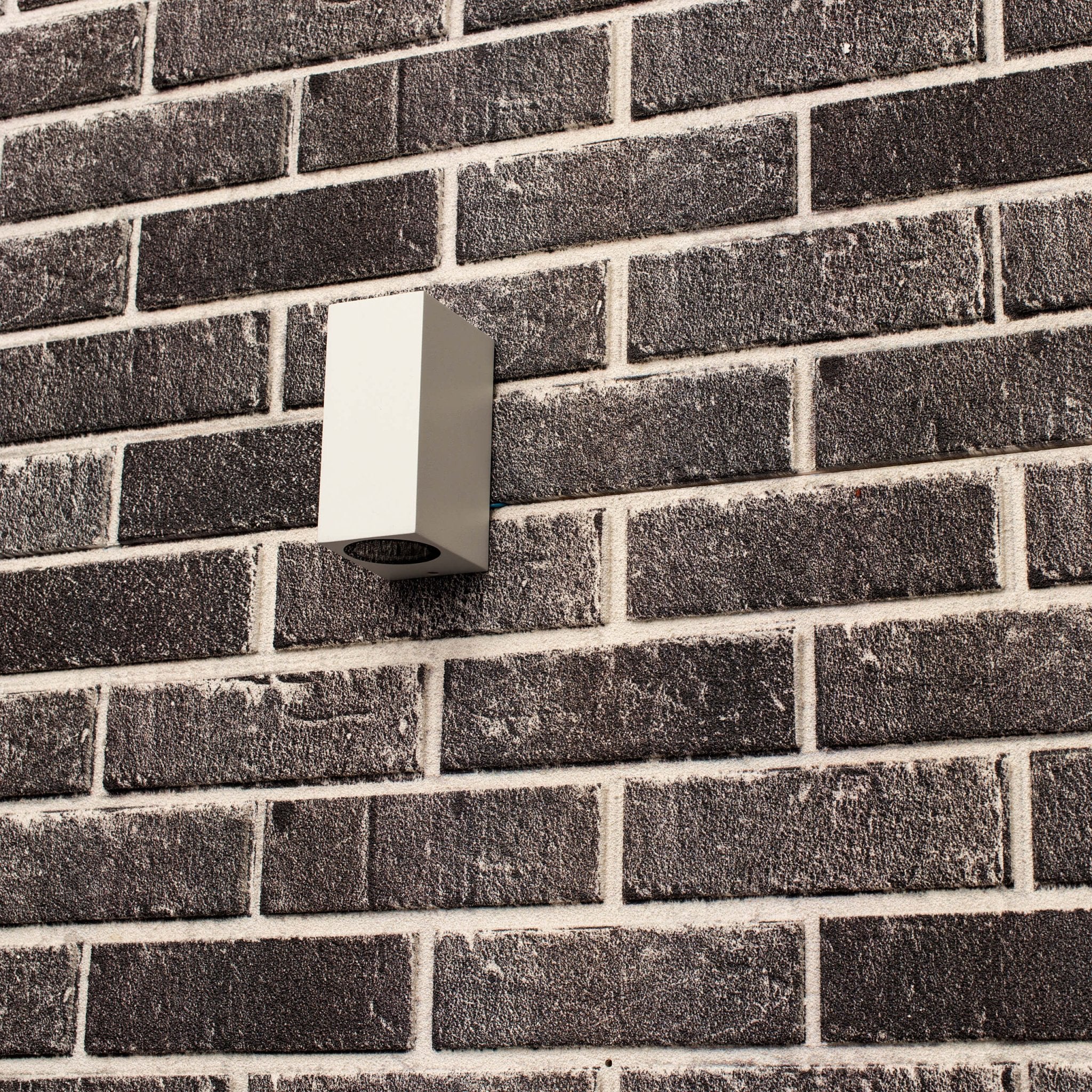 LED Wandlamp buiten met GU10 fitting - Milaan - Rechthoek - IP44 - Wit - LED.nl