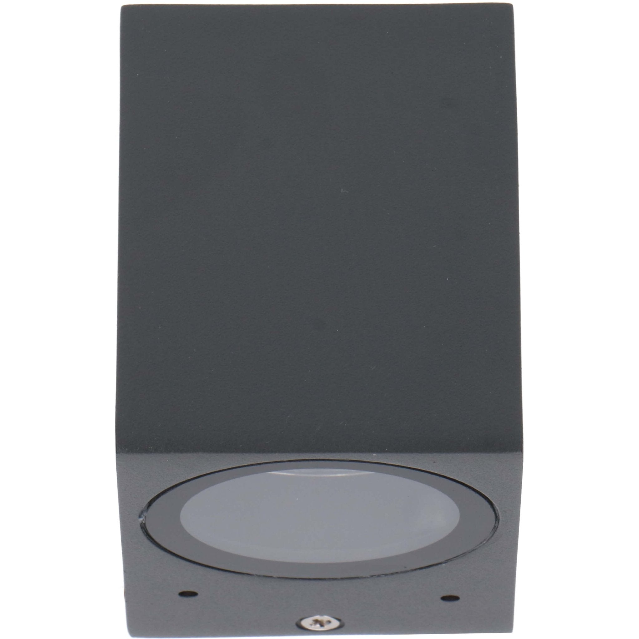 LED Wandlamp buiten met GU10 fitting - Rome - Vierkant - IP44 - Antraciet - LED.nl
