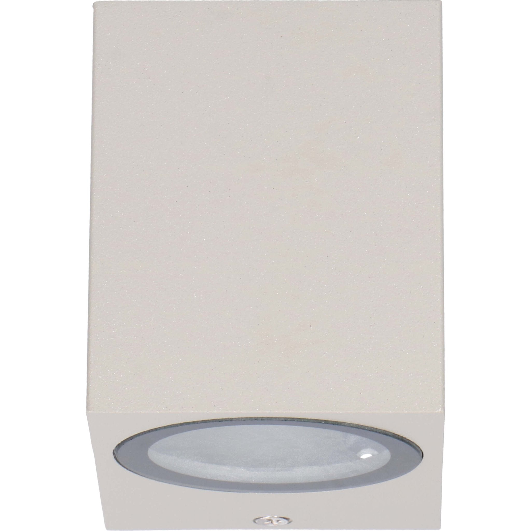 LED Wandlamp buiten met GU10 fitting - Rome - Vierkant - IP44 - Grijs - LED.nl
